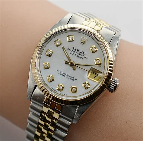 gold rolex 31mm|Rolex 31 mm women's watch.